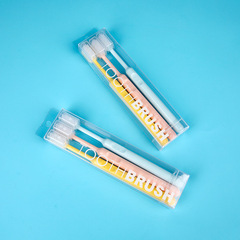 Candy Adult Soft Bristle 3 Pack Toothbrush Adult With Sheath Family Pack Fine Soft Bristle Toothbrush Factory Direct Sales Wholesale