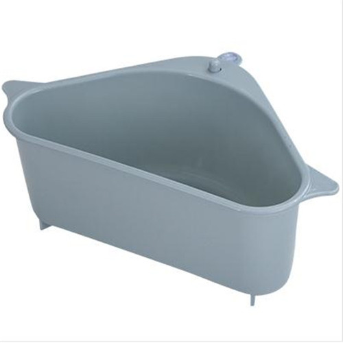 Kitchen suction cup triangle sponge draining rack sink fruit and vegetable holder basket leftover food filter mesh fruit basket