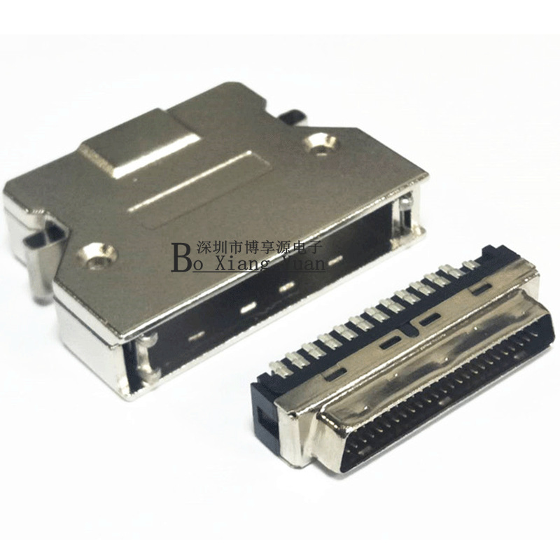 SCSI 68 -needle HDB68P 68 core welding line male head iron shell…
