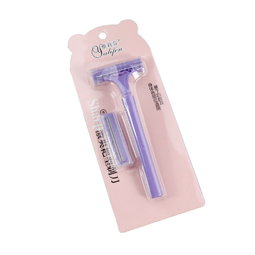 D0564 single pack manual shaver, women's leg and armpit hair shaving manual shaver, whole body hair remover wholesale