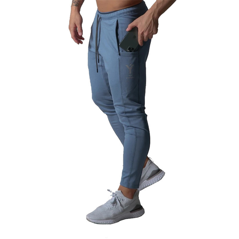 2019 New Sports Trousers Men's Running Cotton Slim-fit Skinny Pants Lace-up Foot Zipper Casual Sweatpants 2019 New Sports Trousers Men's Running Cotton Slim-fit Skinny Pants Lace-up Foot Zipper Casual Sweatpants