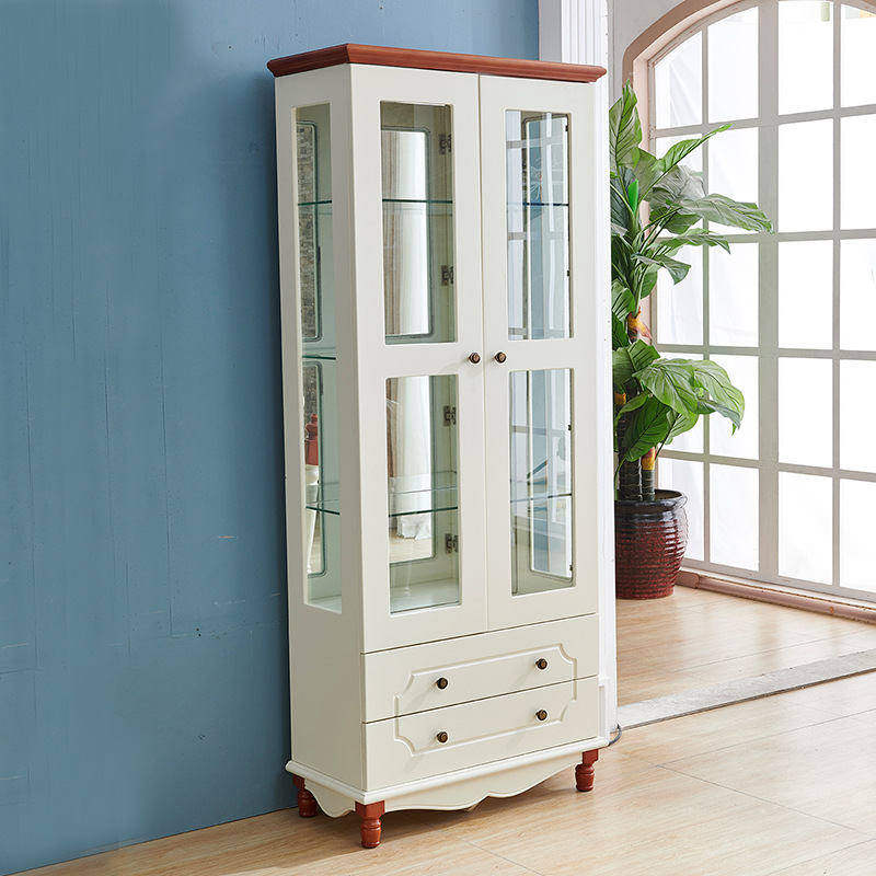 厂家直销批发地中海电视柜酒柜组合 美式乡村高单门酒柜双门酒橱|ms