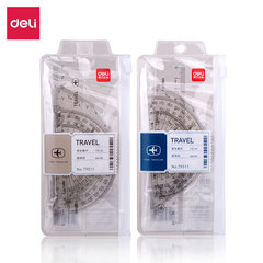 Deli 79511 Artistic and Fresh Student Set of Four Rulers