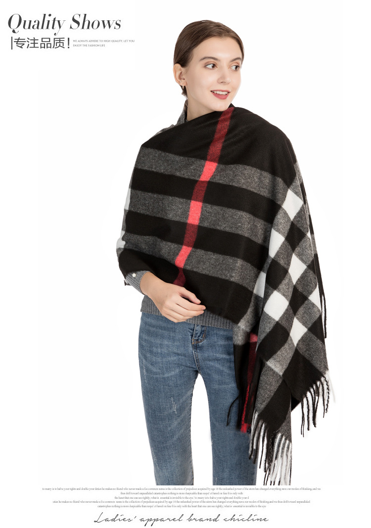 巴宝莉 巴巴格围巾 明星同款 冬季保暖