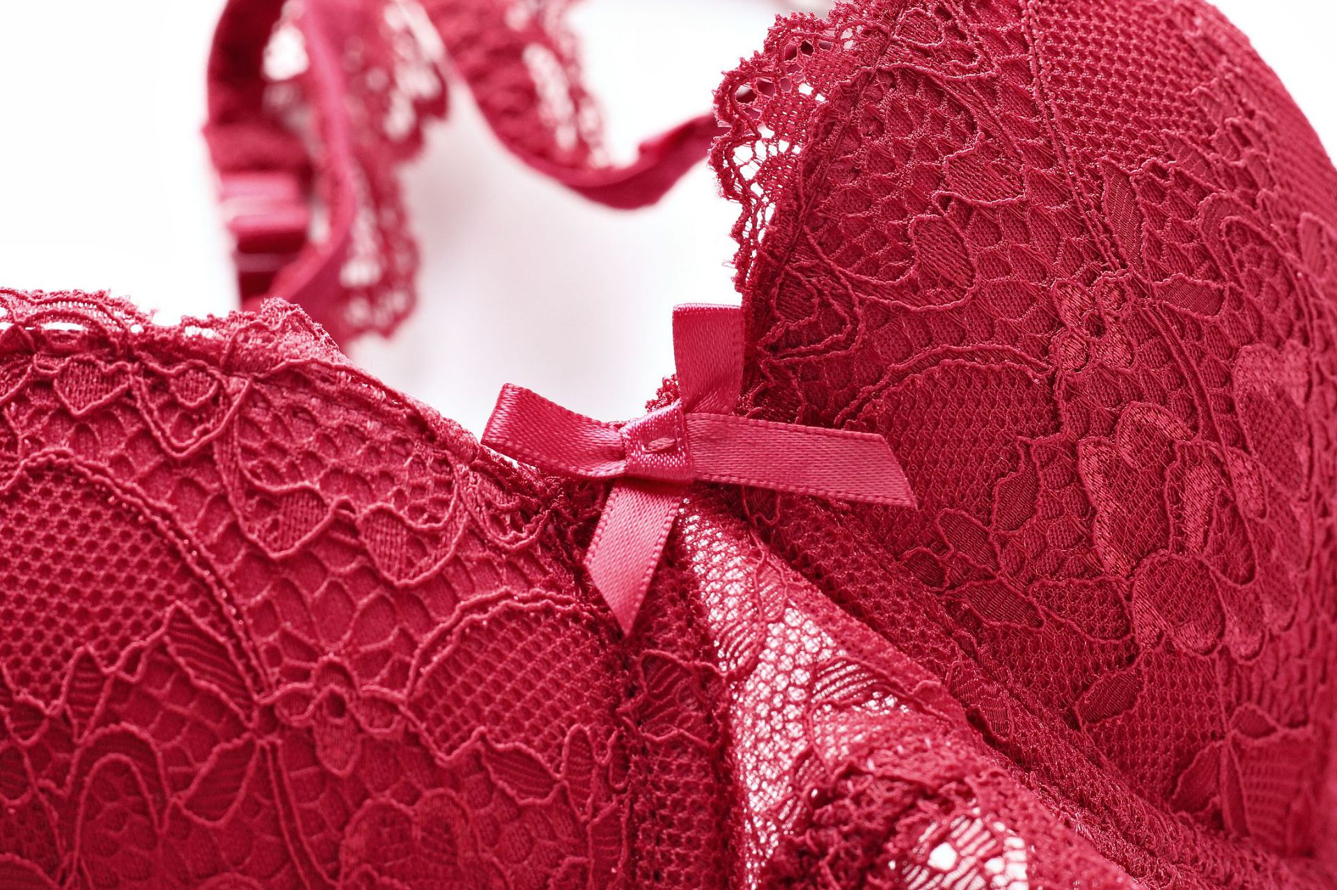 Ensemble soutien-gorge et culotte en dentelle pour femme_voghion.com