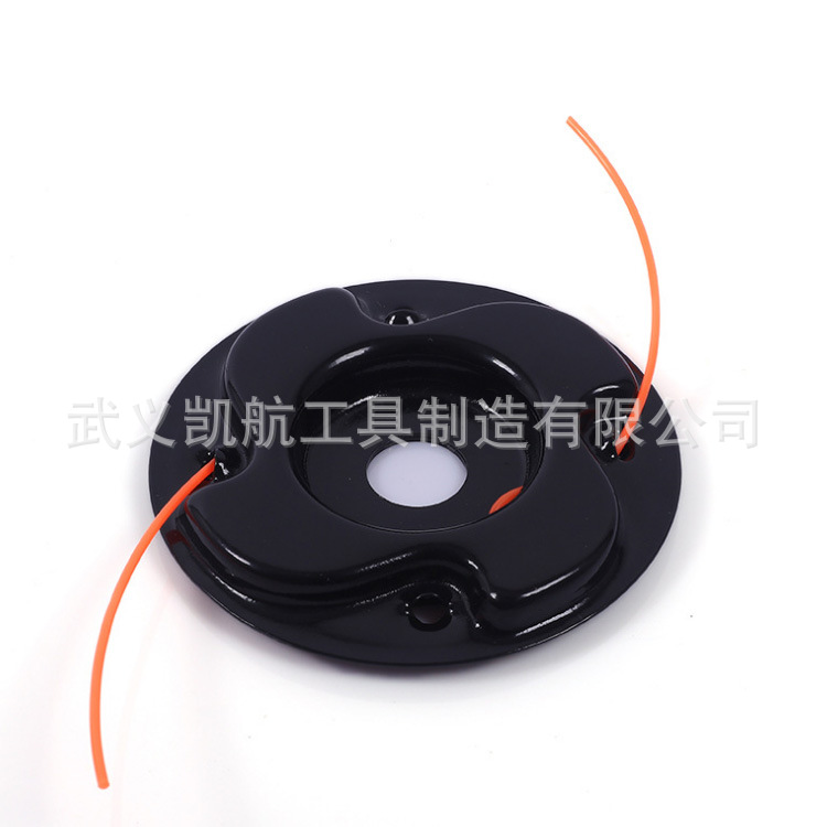 加厚铁打草盘 普通打草头 割草机通用款 打草绳简易装线 锋利割草