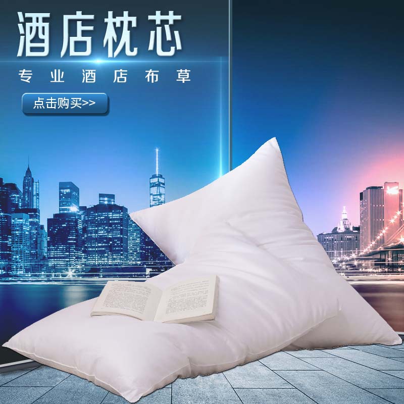 厂家直销 床上用品酒店布草 缔歌品质羽绒枕芯 新品|ms