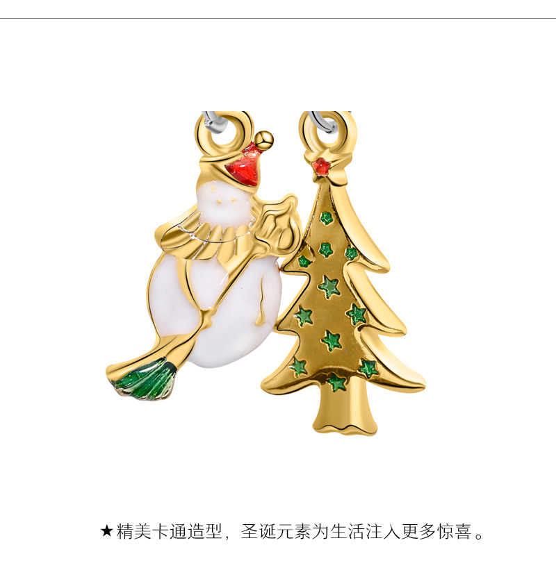 European And American New Christmas Reindeer Santa Claus Christmas Tree Candy Pendant Bracelet Women's Christmas Series Bracelet display picture 3