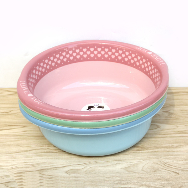 Big plastic washbasin for laundry for students for home use