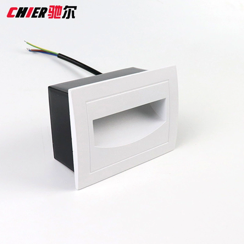 Светодиодный ножной светильник Встроенный Настенный светильник вилла Открытый Пейзаж садовый светильник коридор лампа угловой светильник лестница ступенька лампа