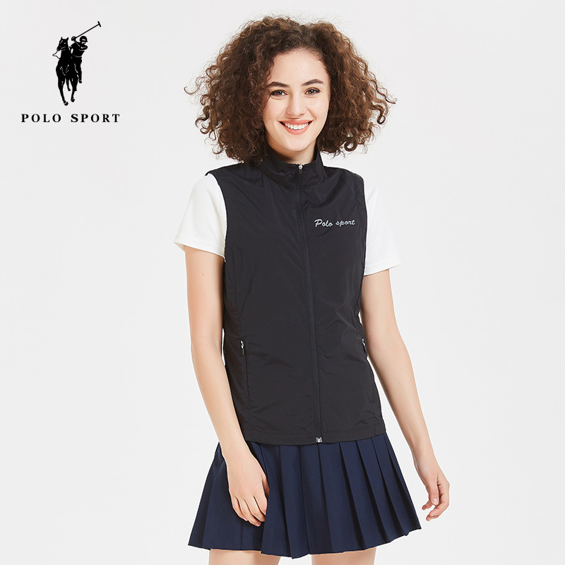 Gilet femme POLO SPORT en Velours côtelé - Ref 3317273 Image 2