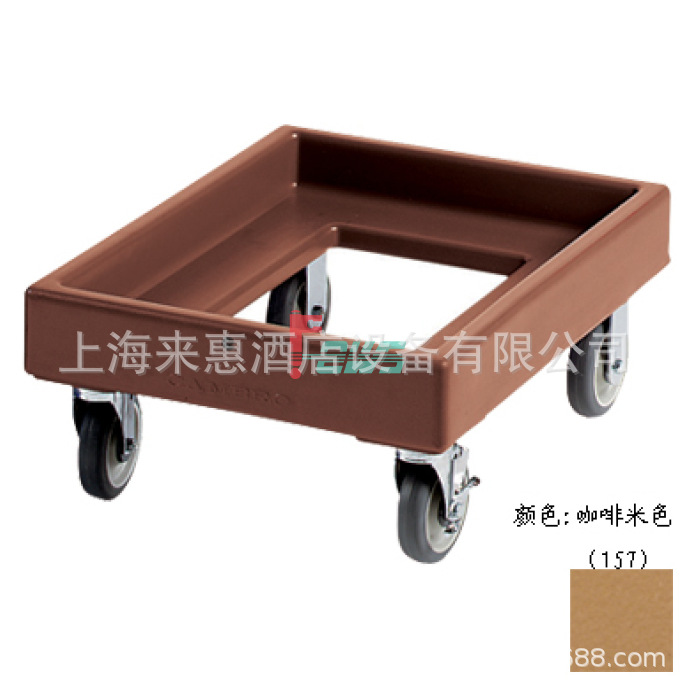 美国CAMBRO金宝 保温箱推车CD300-157 (咖啡米色)