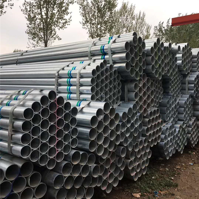 镀锌钢管大棚管dn100 钢塑复合管 消防供水管 国标友发消防镀锌管