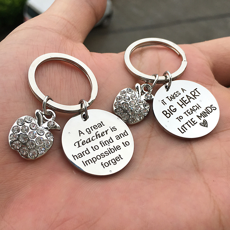 Teacher's Day Graduation Gift Stainless Steel Keychain display picture 1