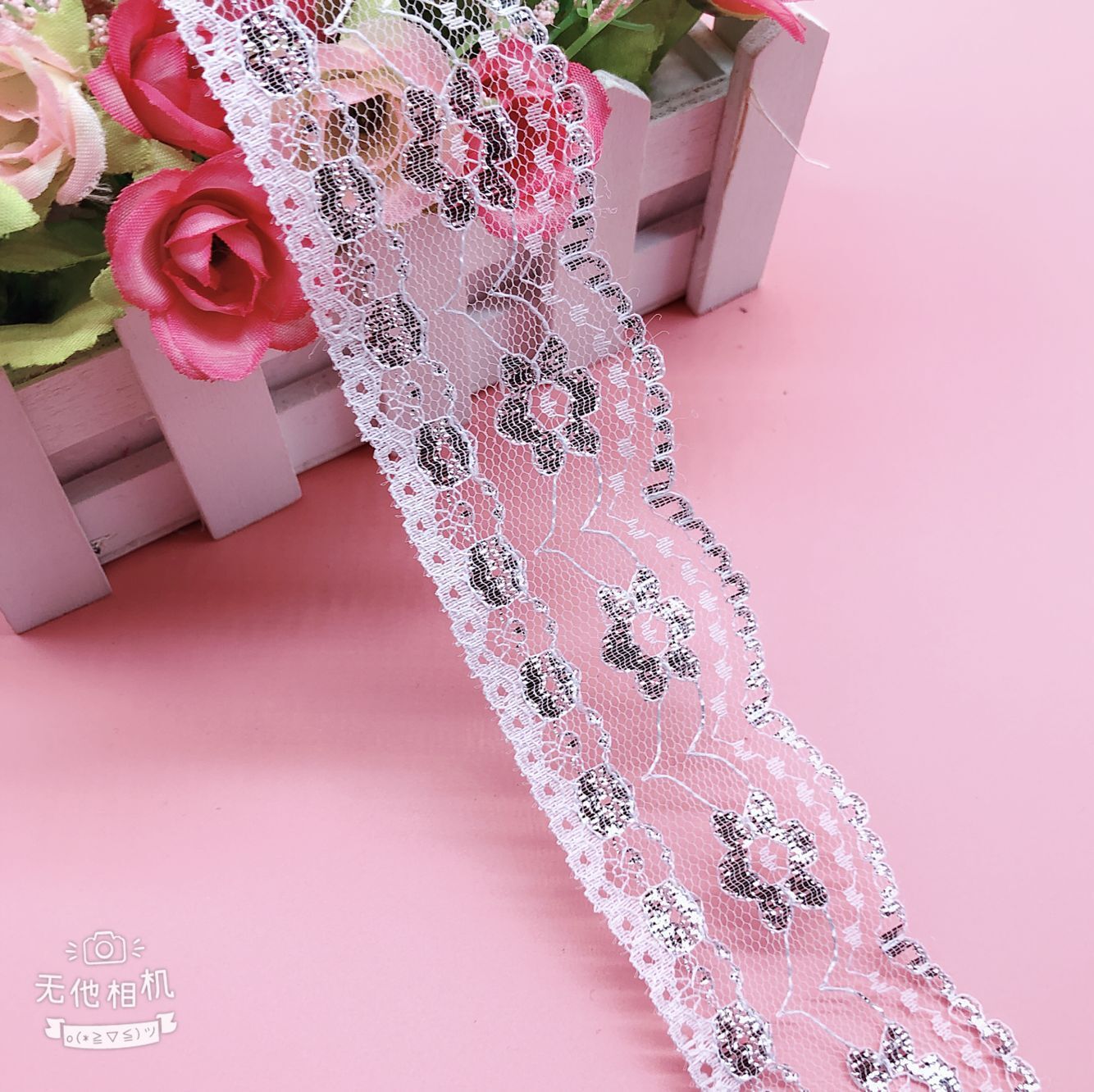 无弹蕾丝花边现货供应服装辅料制作厂家直销912金银宽度4CM