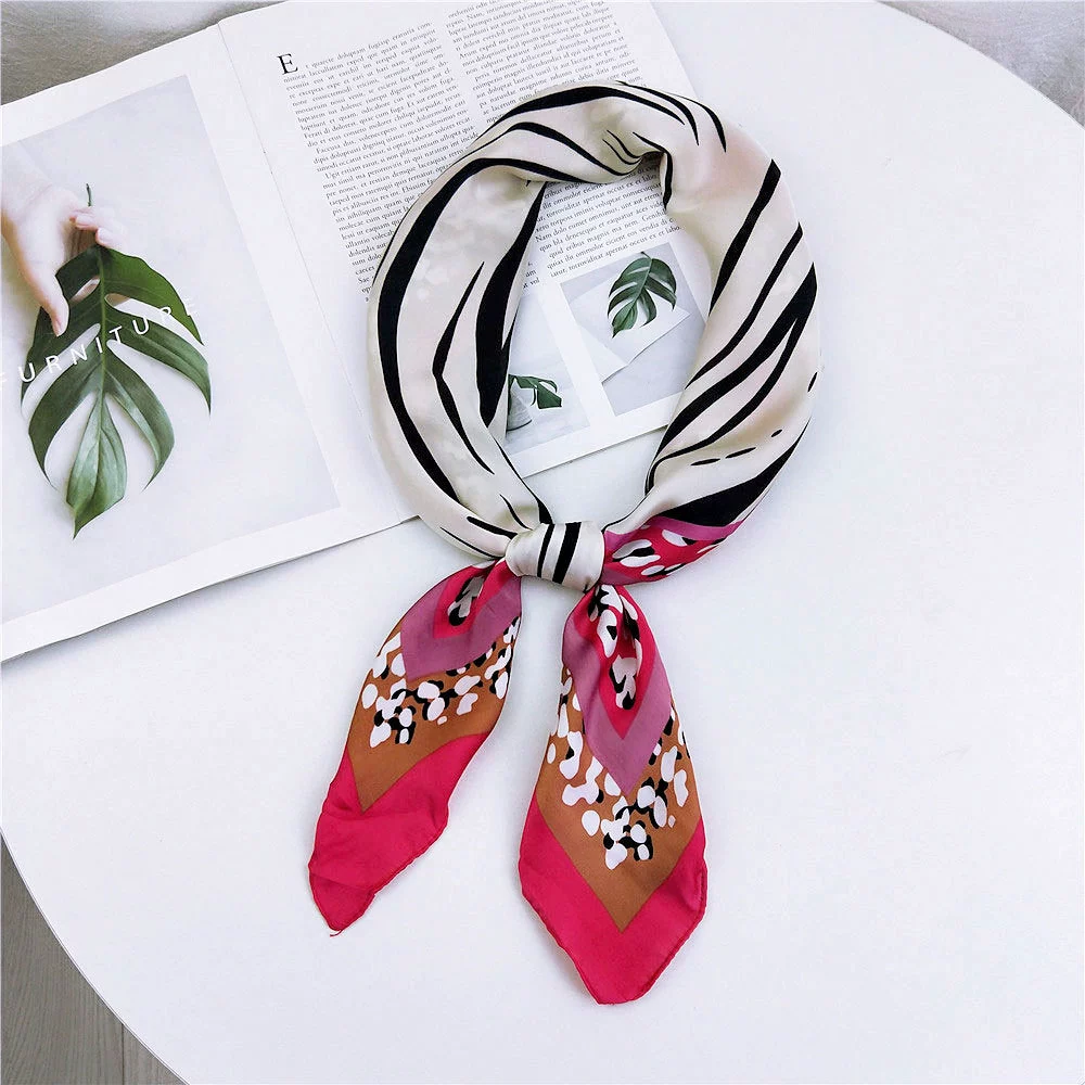 Universal demi-season scarf, thin neckerchief