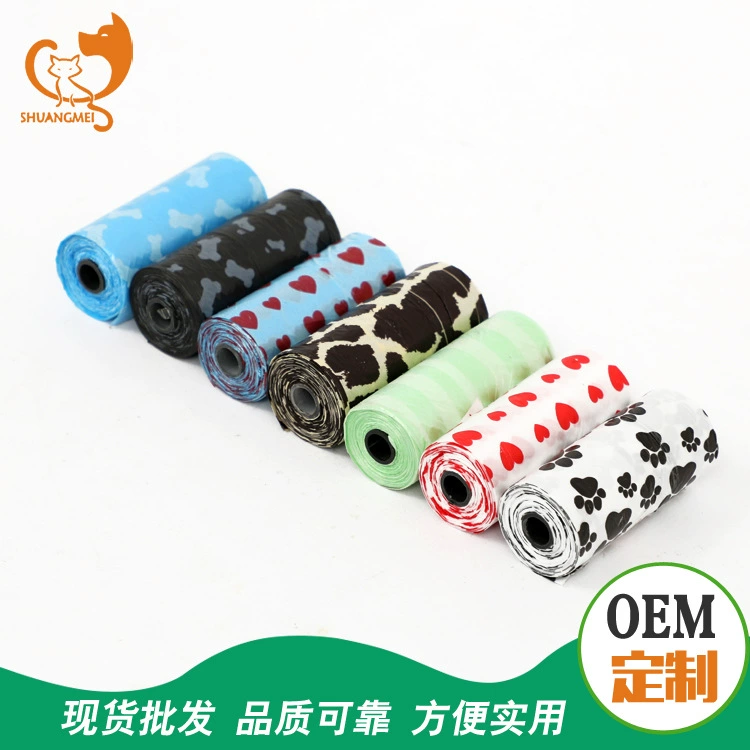 Напечатанный Мешок Отброса Любимчика Изготовленный На Заказ Собака След Мешок Отброса Напечатанный Мешок Рихтовки Кошка и собака уборка какашку мешок