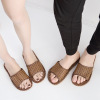 Slippers for beloved, straw non-slip footwear indoor, soft sole