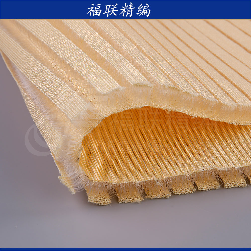 福联精编厂家批发网眼布面料3D三明治网布 10mm厚中硬全涤纶网布