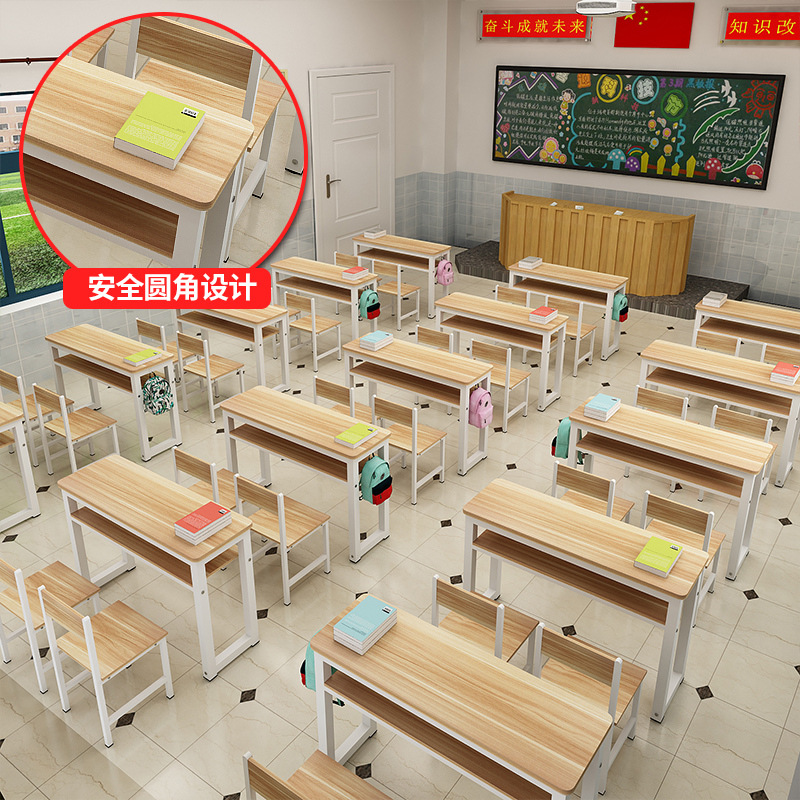 Factory direct class chair double training counseling class desk deskch learning table primary school class desk chair custom