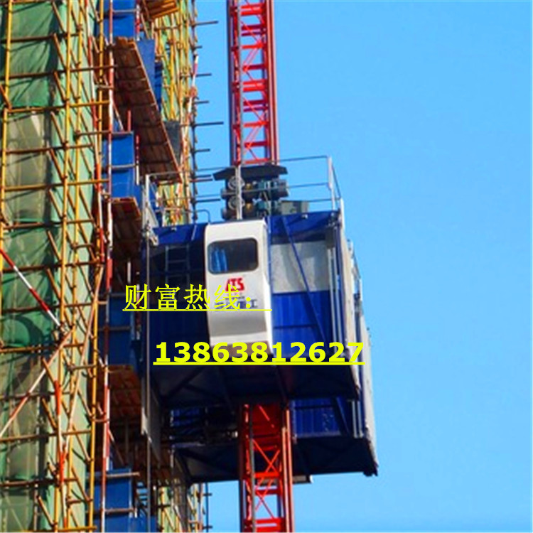 变频施工升降机  高层建筑客货电梯 双笼人货电梯 施工电梯价格
