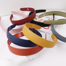 简约时尚宽边磨砂发箍网红头饰女压发头箍 百搭洗脸发卡韩国发饰