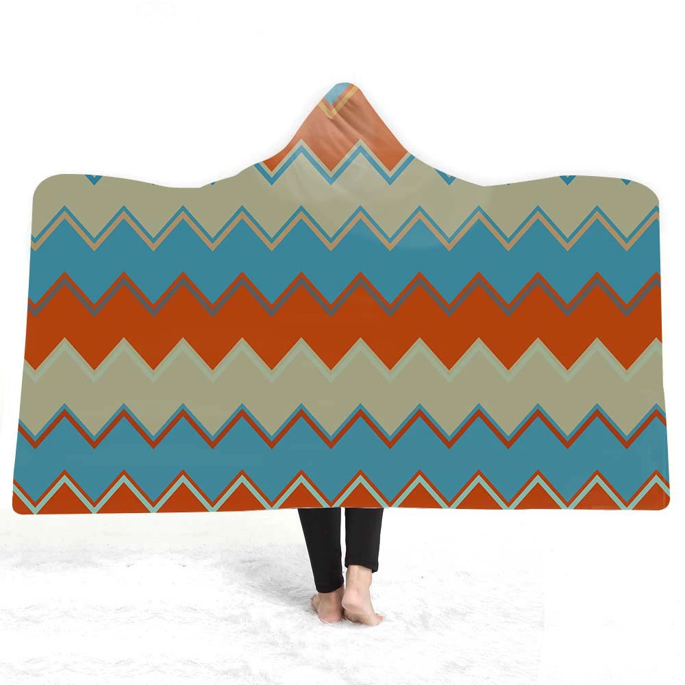 Волшебный плащ Плащ с капюшоном Одеяло Взрослые Дети Шляпа Двойной Плюшевый Богемный Трансграничный Амазонка