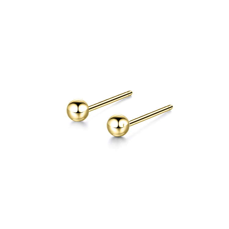 Geometric Pattern Fashion Geometric Stainless Steel No Inlaid 14K Gold Plated Earrings