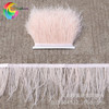 Manufacturer currently sells ostrich wool cloth edge multi -color optional auxiliary materials wedding decorative feathers champagne starting from 10 meters from 10 meters