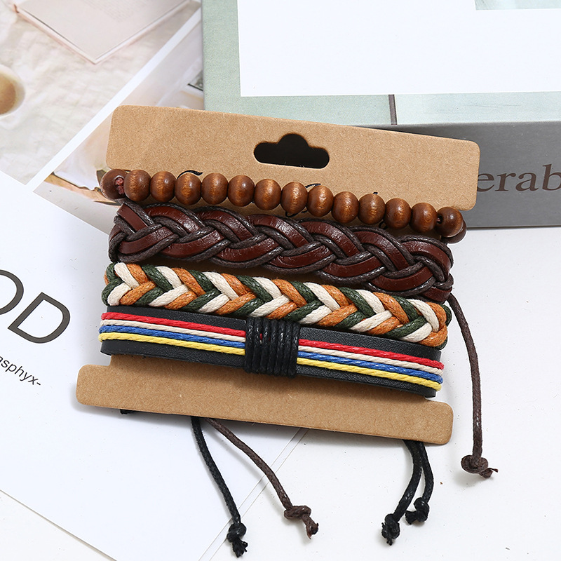 Cowhide suit menu0027s bracelet