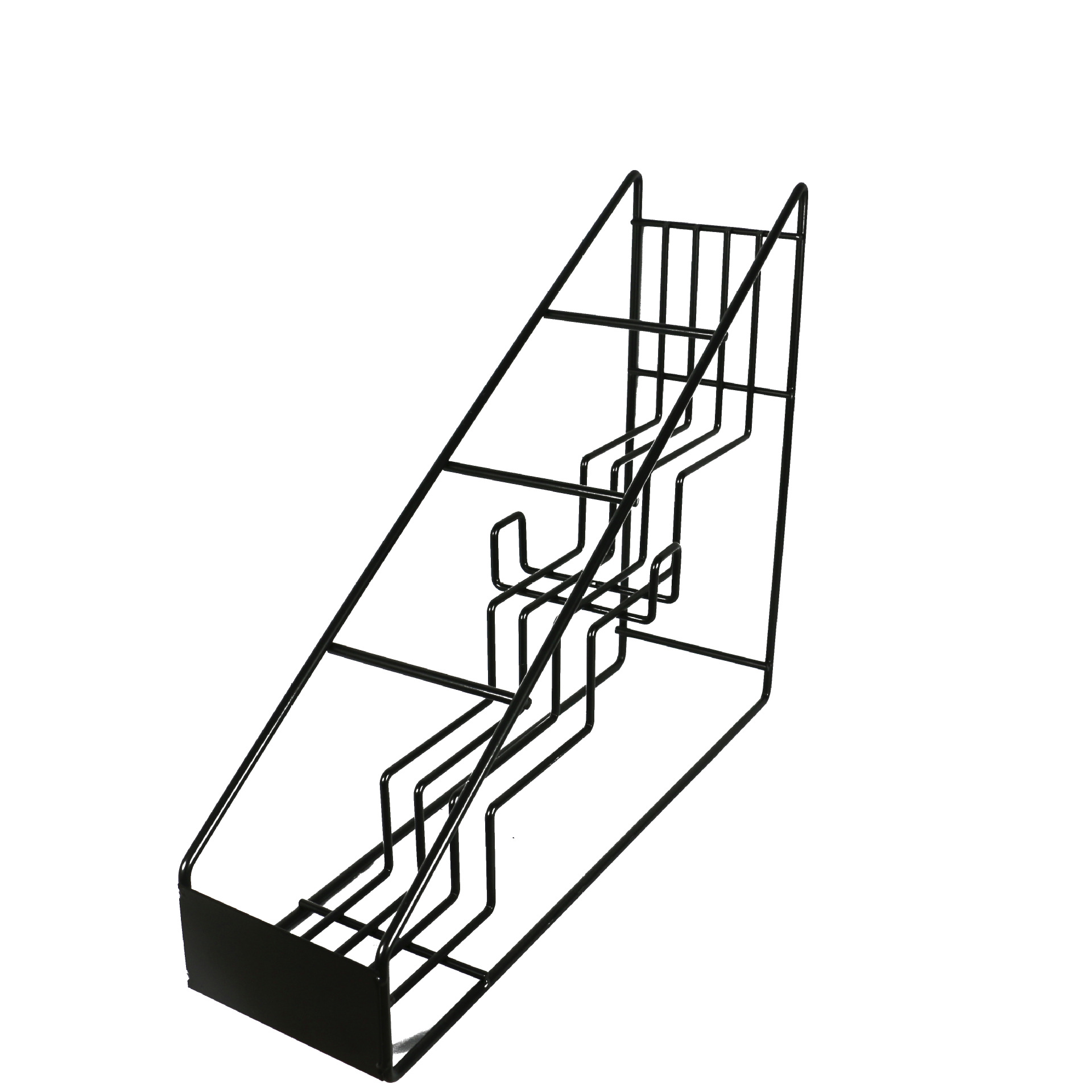 台面楼梯型酒瓶饮料金属展示架 厨房调料架