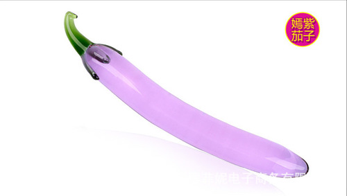 Glass fruit penis female sex products anal plug female masturbation stick anal plug sexy adult toy