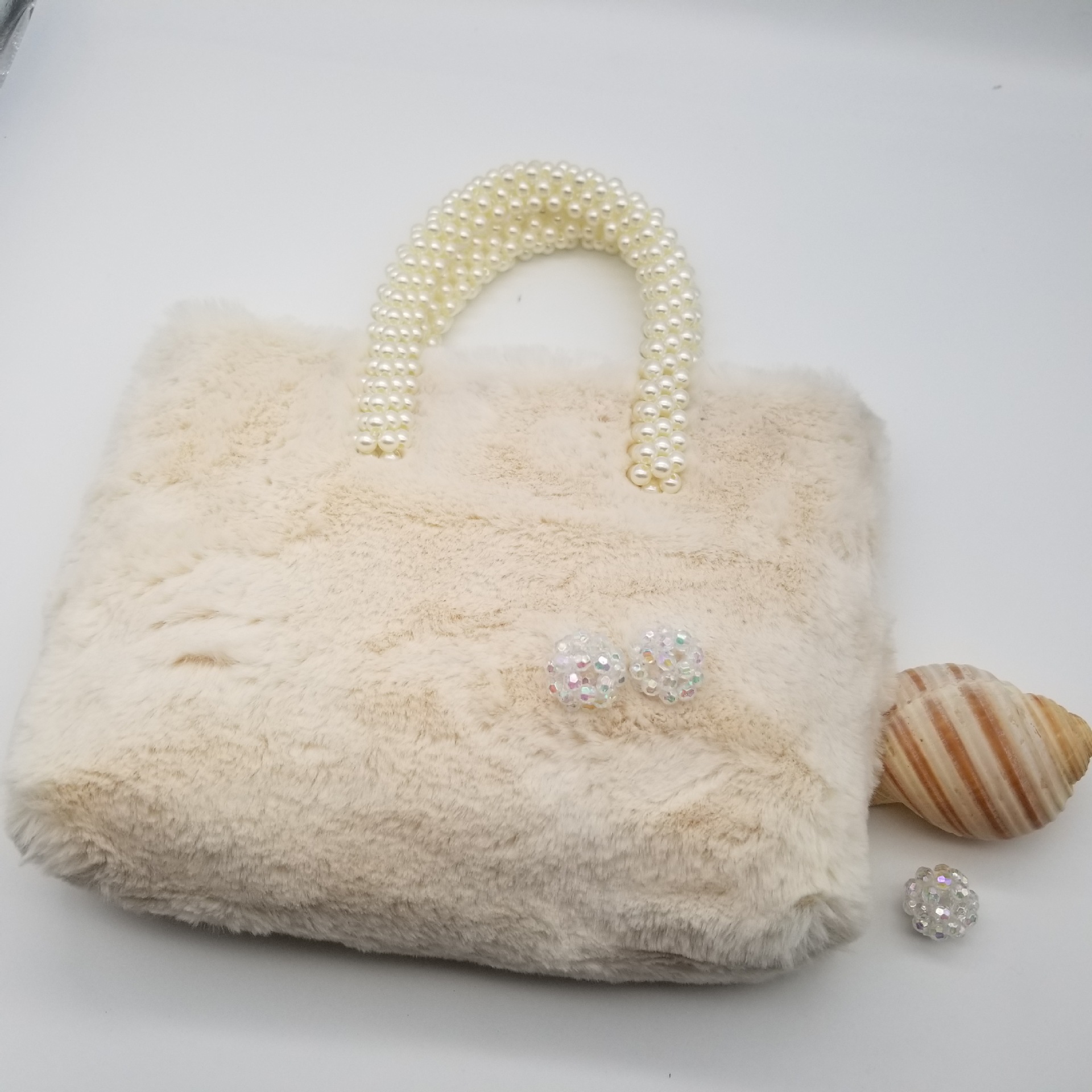 Plush Handbag Image 3