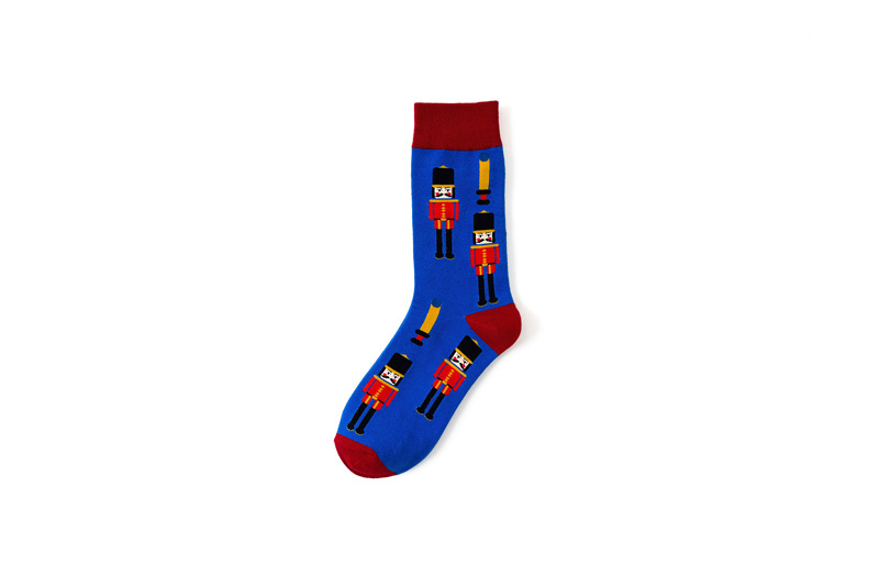 Unisexe Style De Bande Dessinée Dessin Animé Coton Crew Socks Une Paire display picture 10