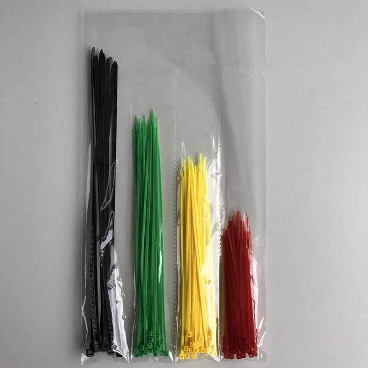 尼龙扎带 红色黄色蓝色绿色 彩色扎带 Nylon cable tle 分格袋