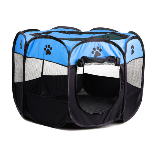 Carefully selected eight-sided cage pet delivery room, removable and washable folding octagonal fence, Oxford cloth waterproof and scratch-resistant dog tent