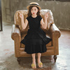 Children's summer clothing, cotton long skirt, beach dress, 2023, suitable for teen, Korean style