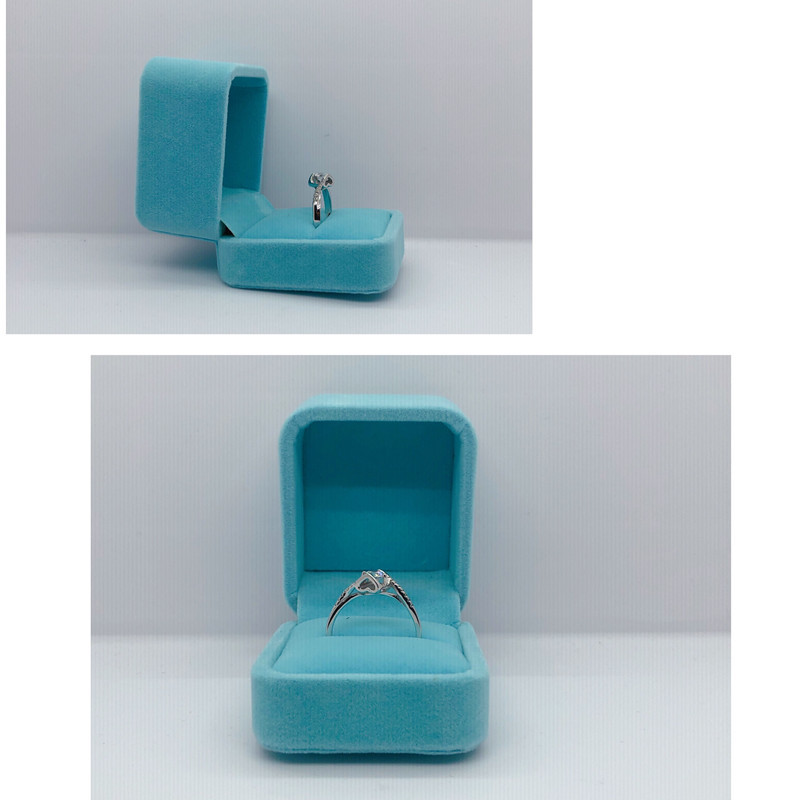 goods in stock Ring box jewelry Gift box Jewelry Box wire drawing Silver Stick Diamond Pen Ring ring Measuring Tools
