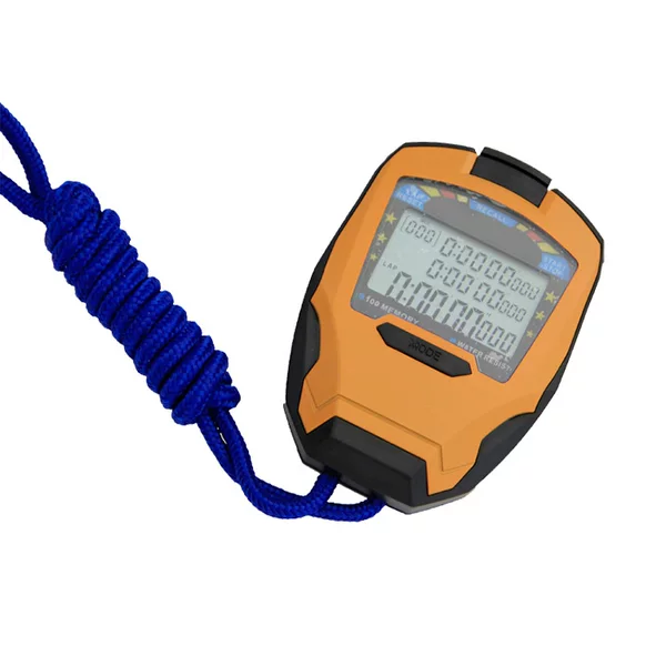 Factory wholesale referee track and field sports running electronic stopwatch three rows of 100 multi-function waterproof chronograph running watch