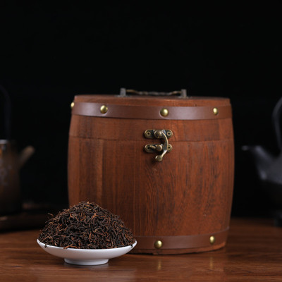 茶葉雲南普洱茶 熟茶 禮品茶宮廷茶05年散茶 木桶裝500g