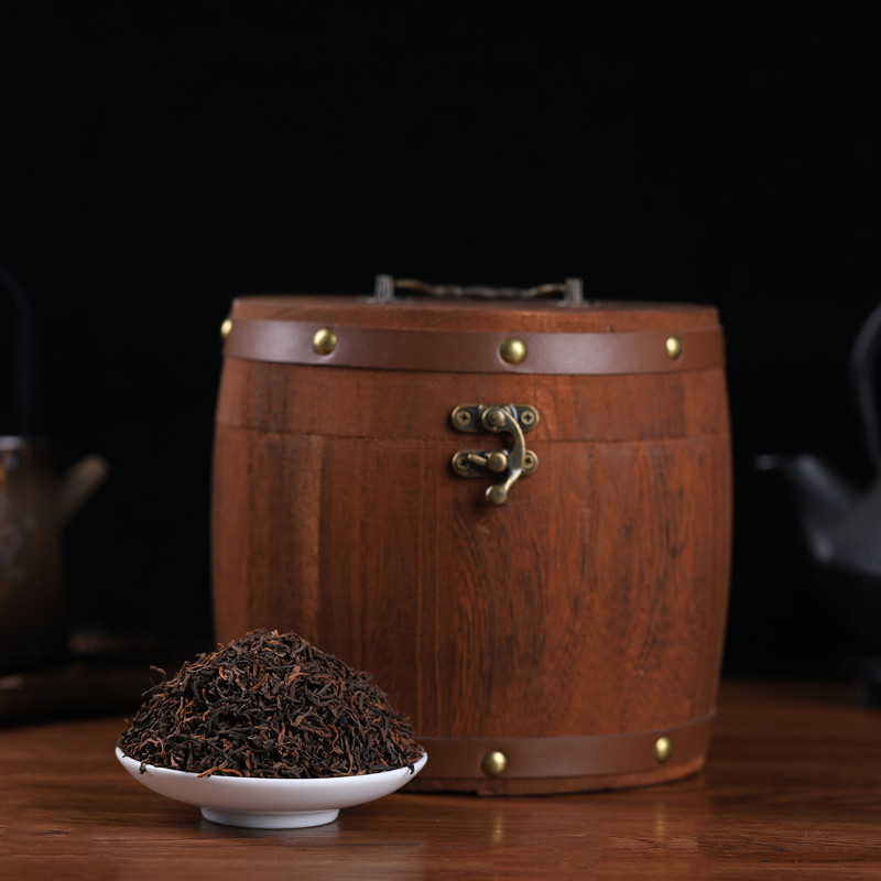 茶葉雲南普洱茶 熟茶 禮品茶宮廷茶05年散茶 木桶裝500g