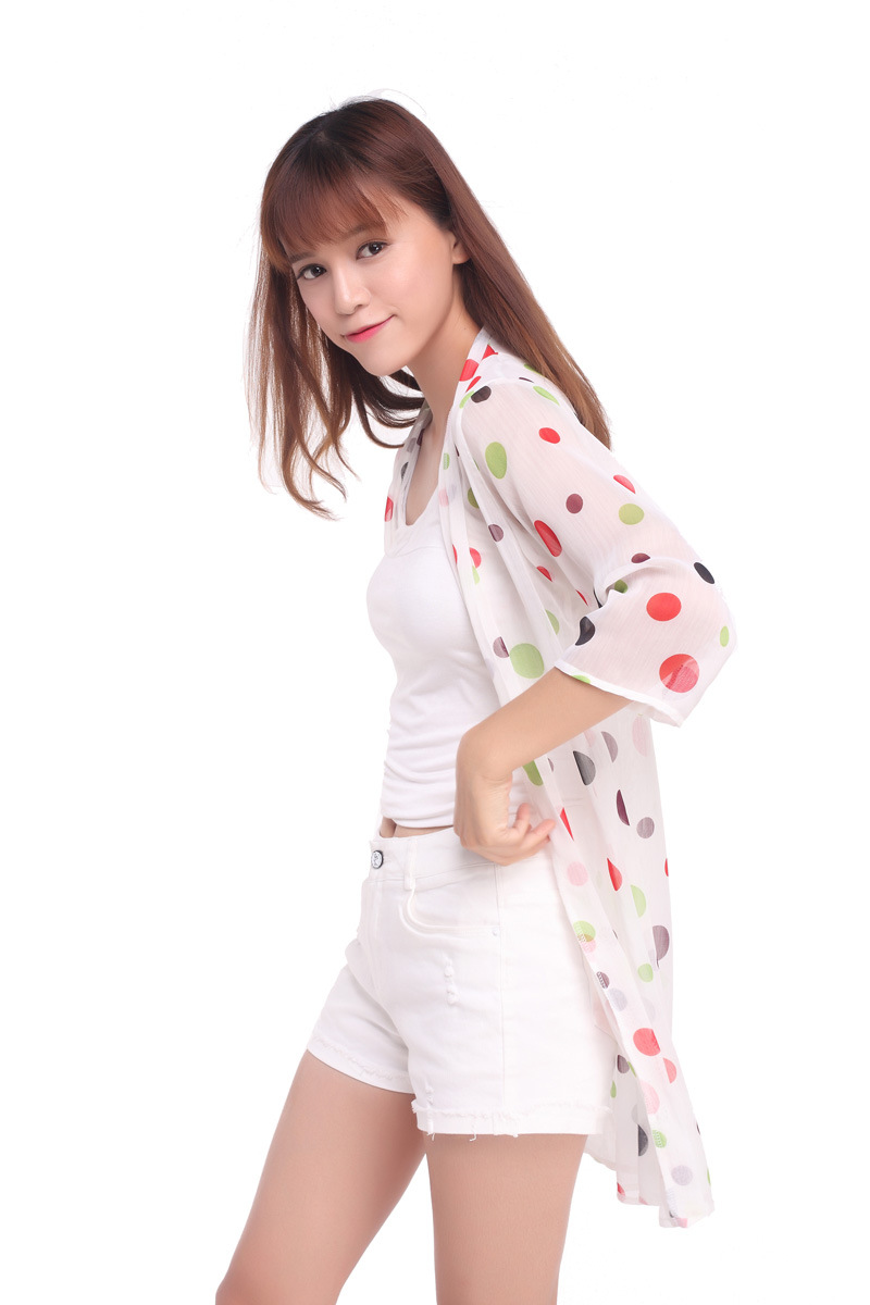 white background color dots 4