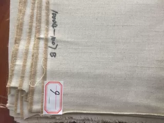 10/3加密单经黄麻棉交织布料、密实粗厚、鞋材包包、单经麻棉