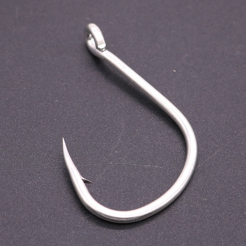 High carbon steel pipe with iron plate hook 1/0 2/0 2.5/0 3/04/0 slow swing iron plate single hook bulk tin plating rust prevention 