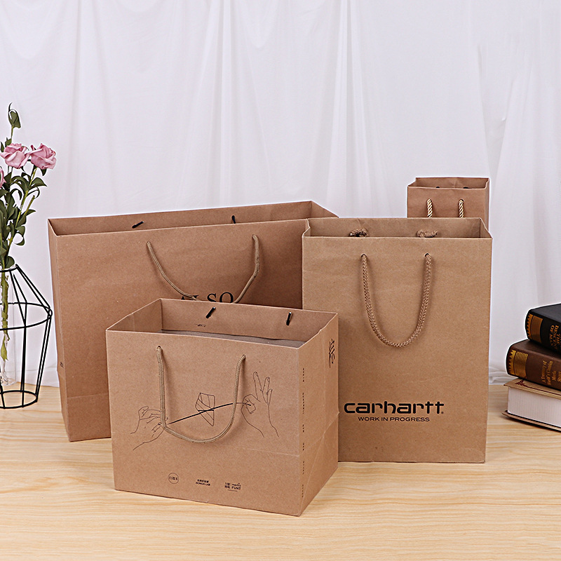 厂家直供手提袋定制服装购物纸袋 礼品广告包装印LOGO定制红酒袋