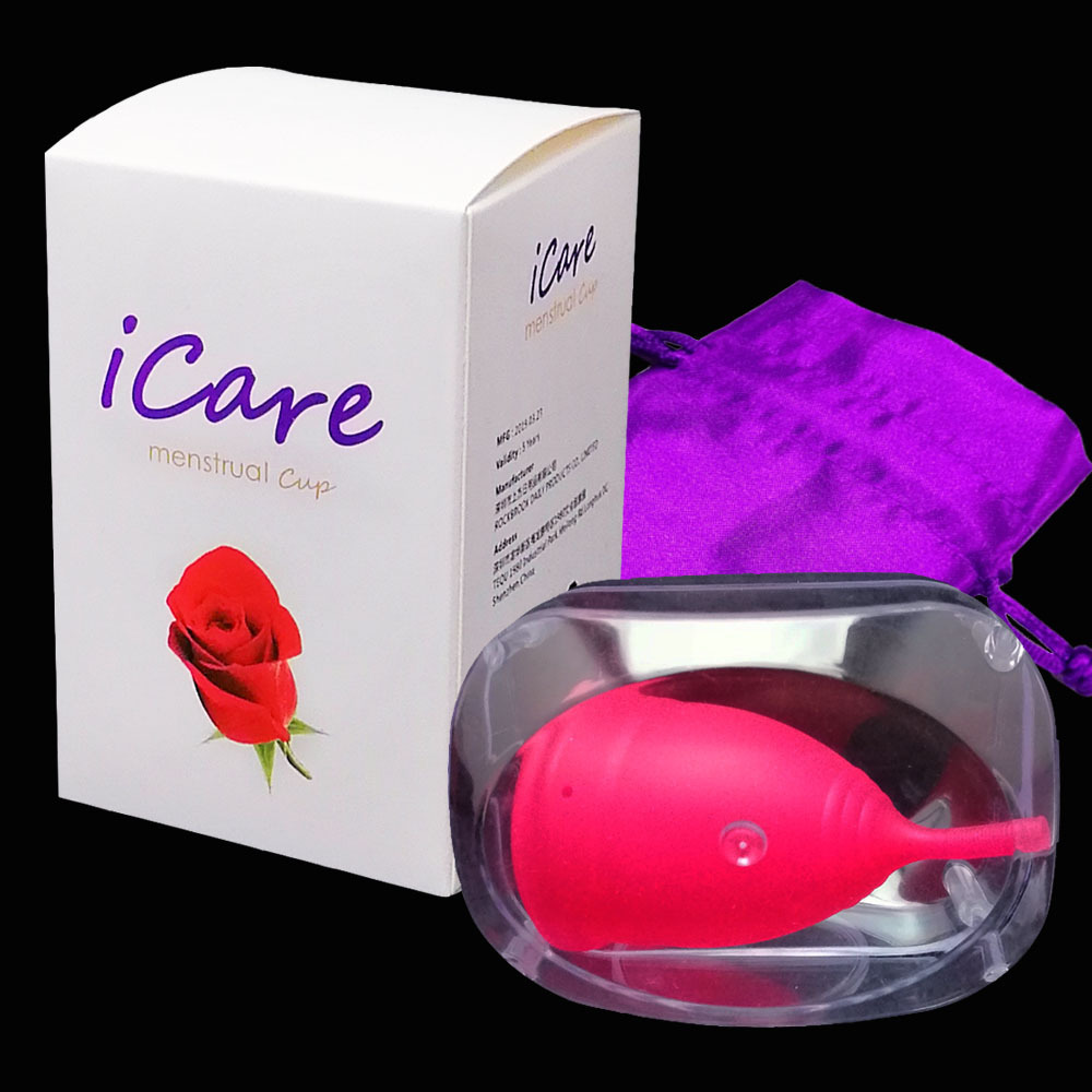 iCare Medical care Liquid silicone Menstrual Menstruation replace Tampons Moon Blood glass FDA
