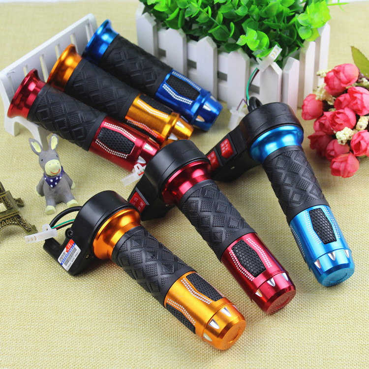 Anti-Slip Handlebars for Electric Vehicles, Speed Control Handlebars for Battery-Powered Vehicles, Universal Speed Controller for Tricycles, Cruise Control, Reverse Throttle Handle