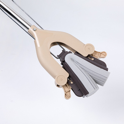 台州厂家直销胶棉拖把吸水海绵对折款可拆卸不锈钢杆可定做颜色|ms