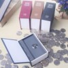 Small realistic book safe, coins, wallet, piggy bank