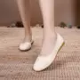 春季圆头女式平跟女鞋